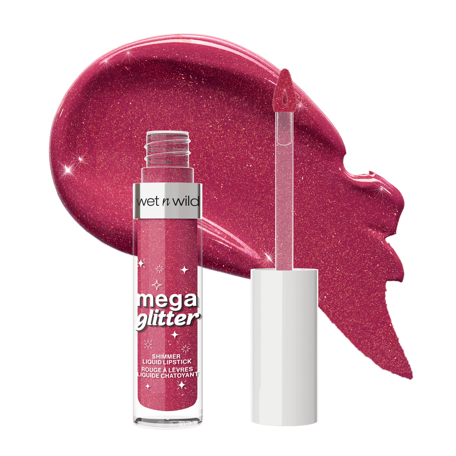 Mega Glitter Shimmer Liquid Lip Stick - Pink Future