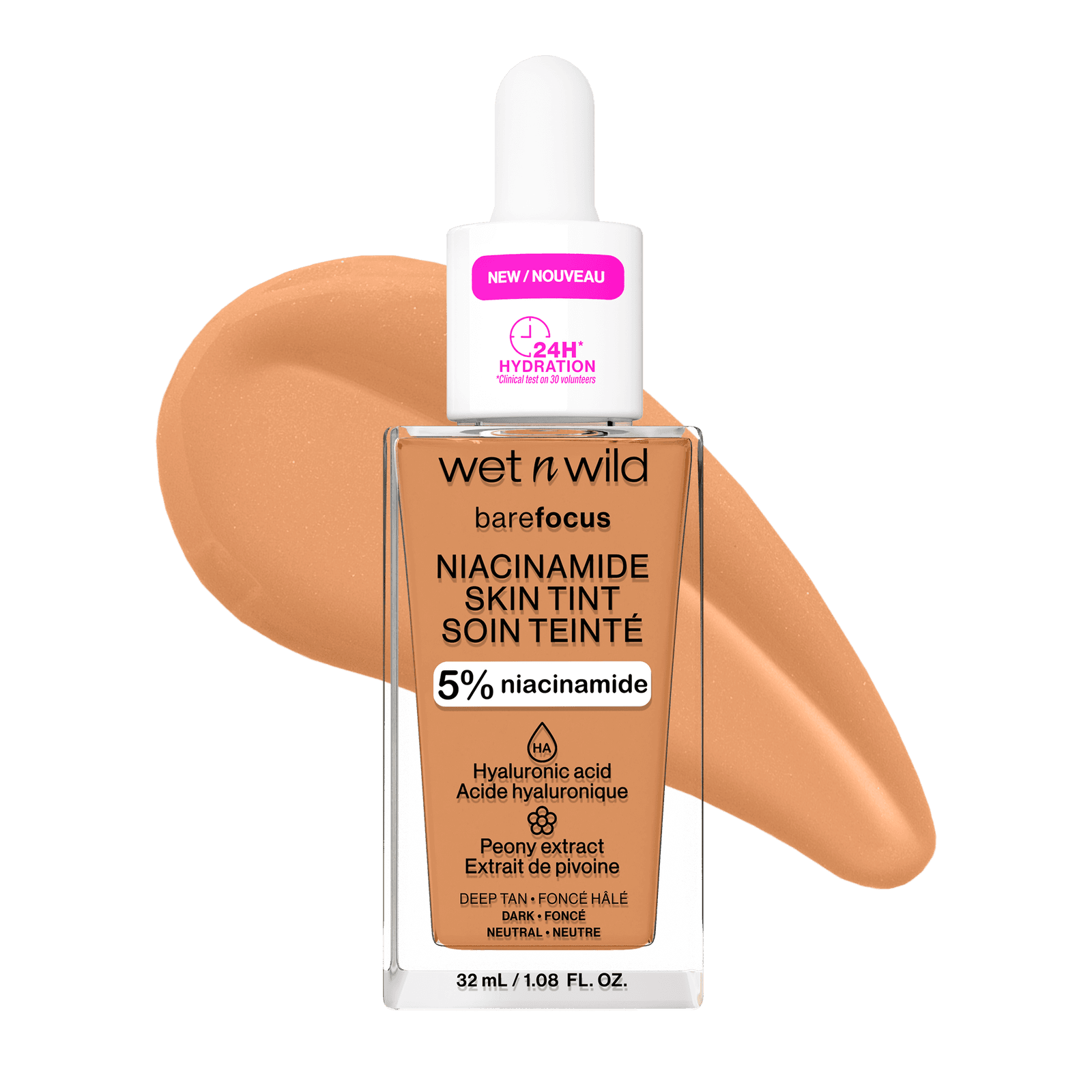 Bare Focus Niacinamide Skin Tint - Deep Tan