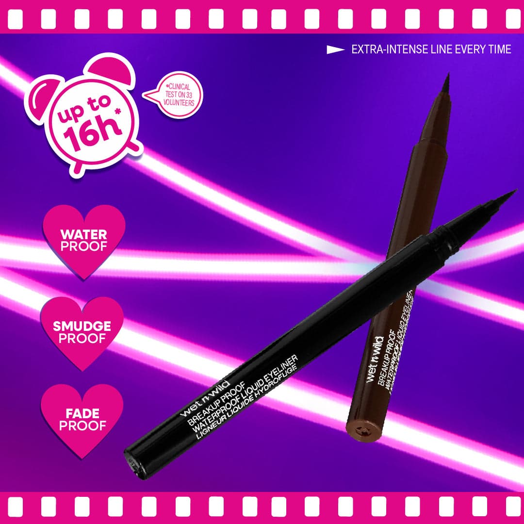 Breakup Proof Waterproof Liquid Eyeliner - Brown